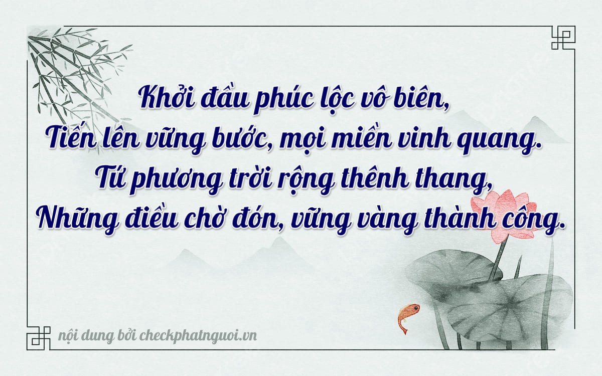 Bài thơ ý nghĩa cho <b>biển số 20A-15344</b> tại website checkphatnguoi.vn