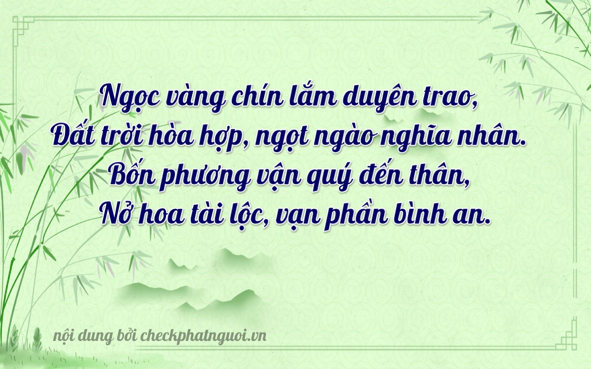 Bài thơ ý nghĩa cho <b>biển số 20A-18870</b> tại website checkphatnguoi.vn