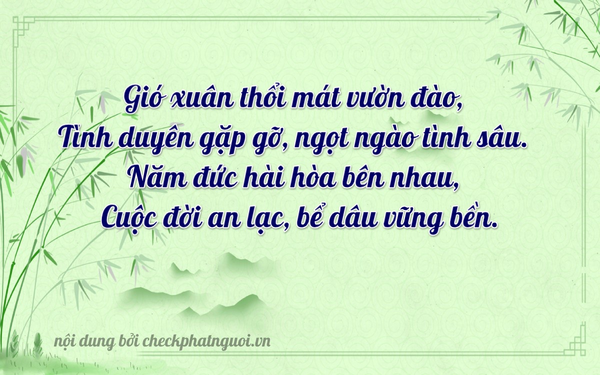 Bài thơ ý nghĩa cho <b>biển số 20A-25213</b> tại website checkphatnguoi.vn