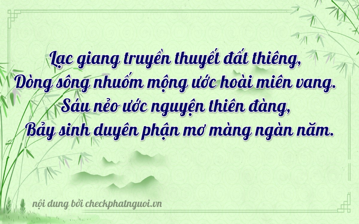Bài thơ ý nghĩa cho <b>biển số 20A-29327</b> tại website checkphatnguoi.vn