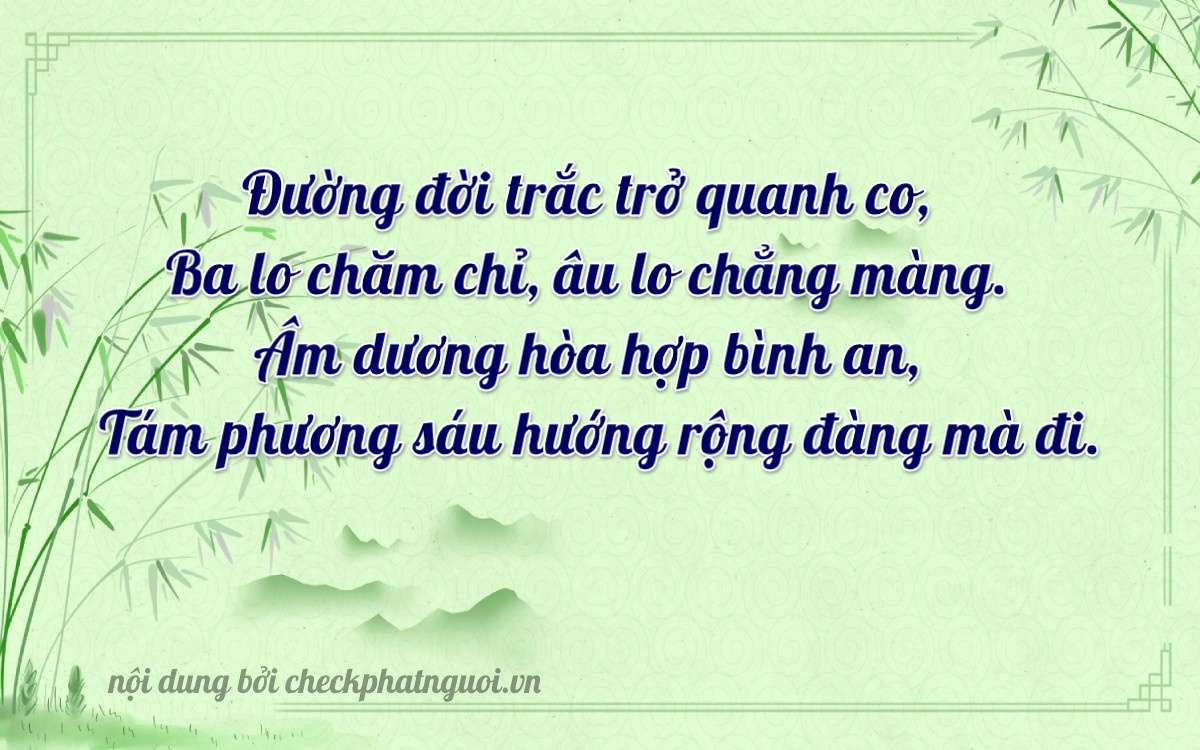 Bài thơ ý nghĩa cho <b>biển số 20A-35388</b> tại website checkphatnguoi.vn