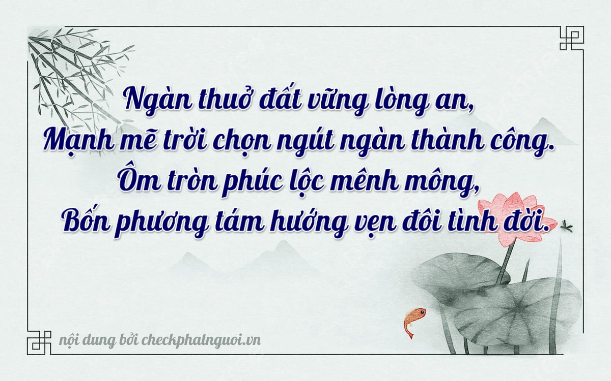 Bài thơ ý nghĩa cho <b>biển số 20A-43087</b> tại website checkphatnguoi.vn