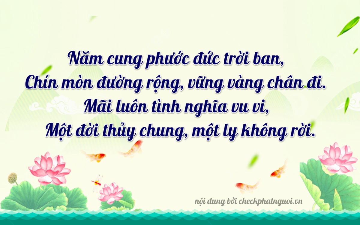 Bài thơ ý nghĩa cho <b>biển số 20A-49531</b> tại website checkphatnguoi.vn
