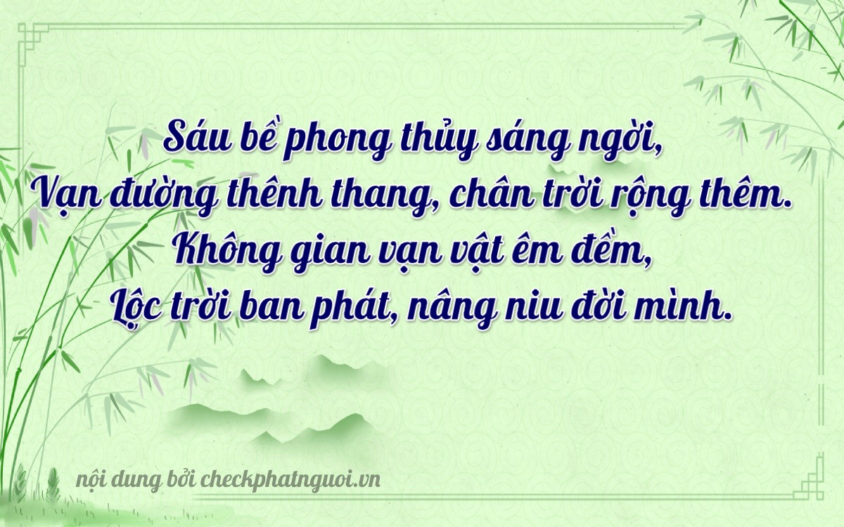 Bài thơ ý nghĩa cho <b>biển số 20A-60588</b> tại website checkphatnguoi.vn