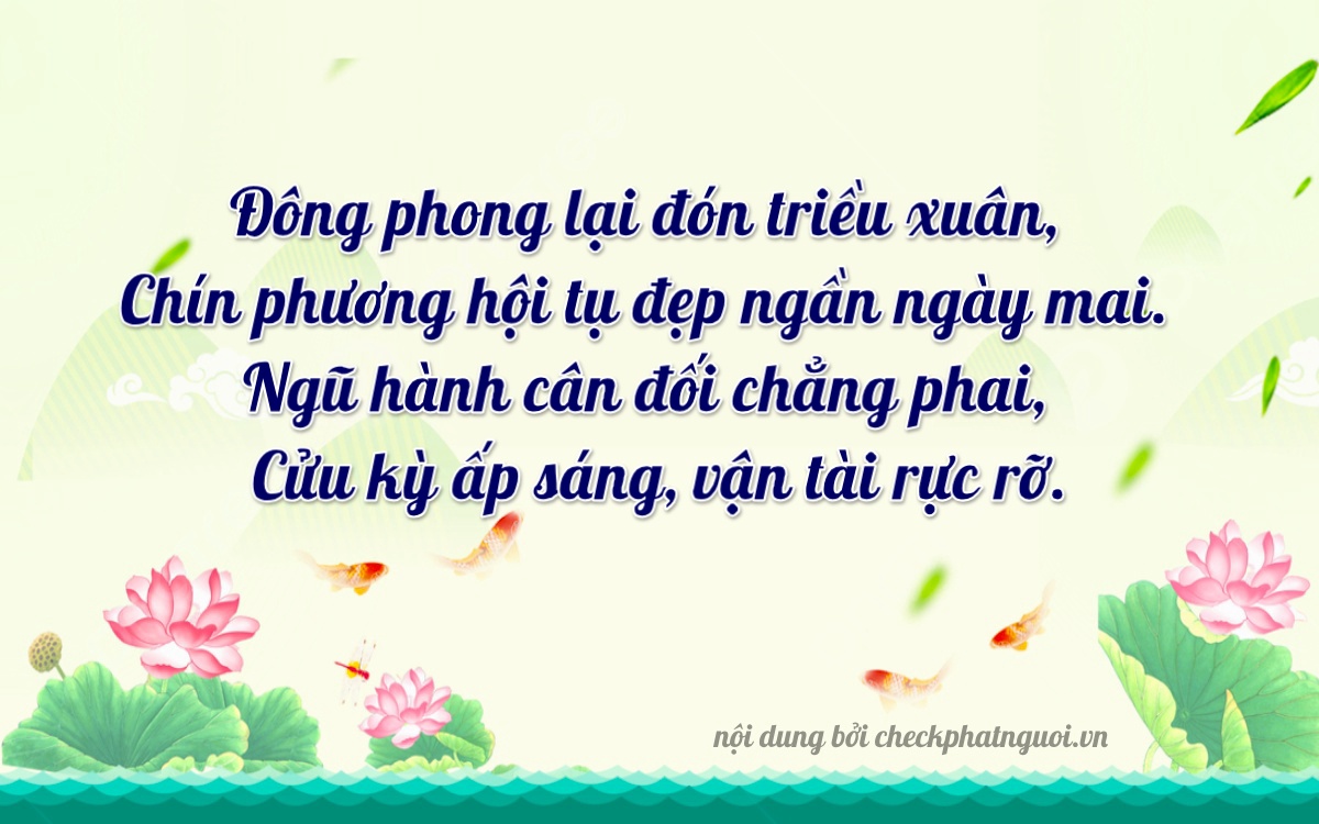 Bài thơ ý nghĩa cho <b>biển số 20A6-31969</b> tại website checkphatnguoi.vn