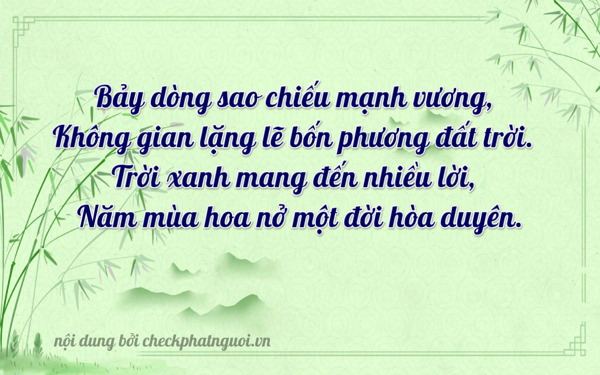 Bài thơ ý nghĩa cho <b>biển số 20A-70457</b> tại website checkphatnguoi.vn