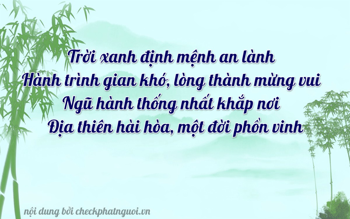 Bài thơ ý nghĩa cho <b>biển số 20A-70728</b> tại website checkphatnguoi.vn