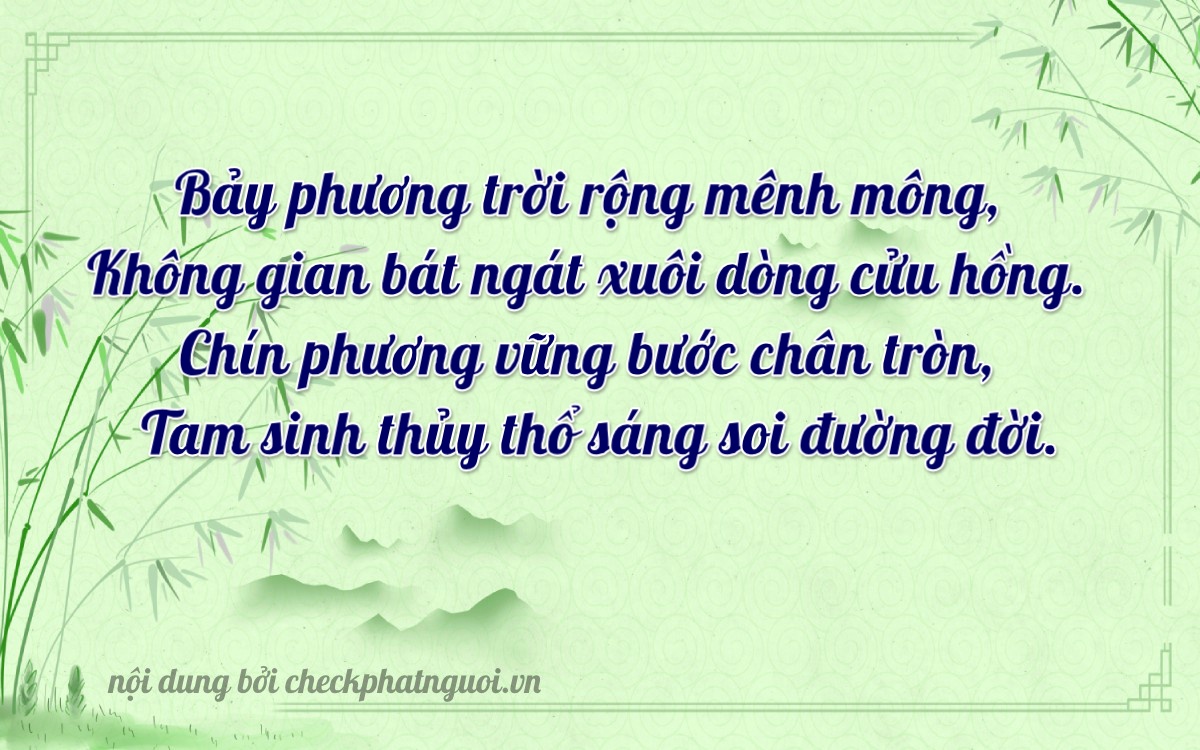 Bài thơ ý nghĩa cho <b>biển số 20A-70938</b> tại website checkphatnguoi.vn