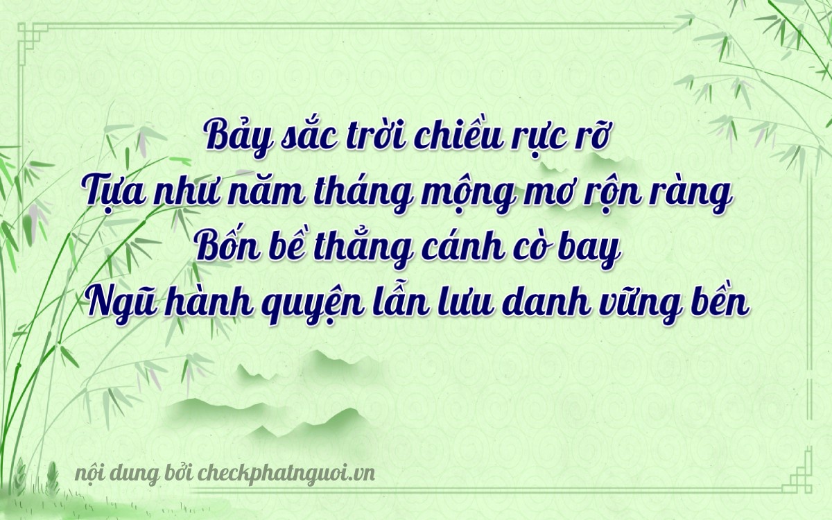 Bài thơ ý nghĩa cho <b>biển số 20A-74558</b> tại website checkphatnguoi.vn