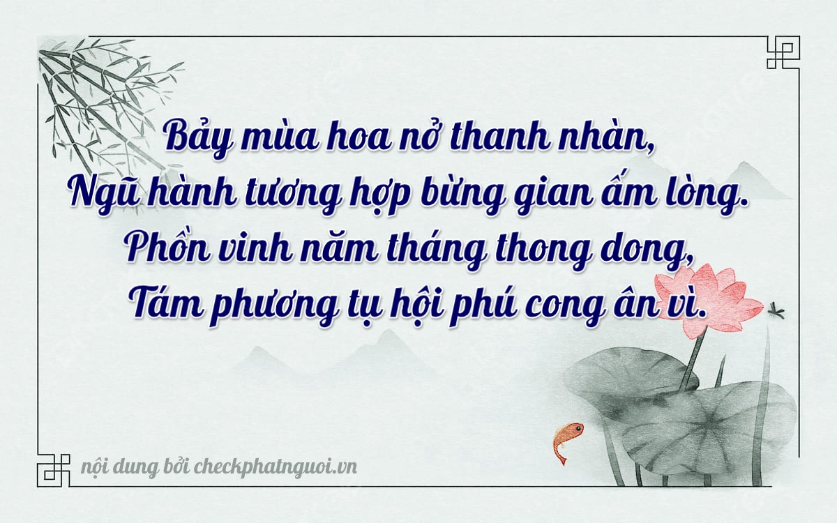 Bài thơ ý nghĩa cho <b>biển số 20A-75580</b> tại website checkphatnguoi.vn