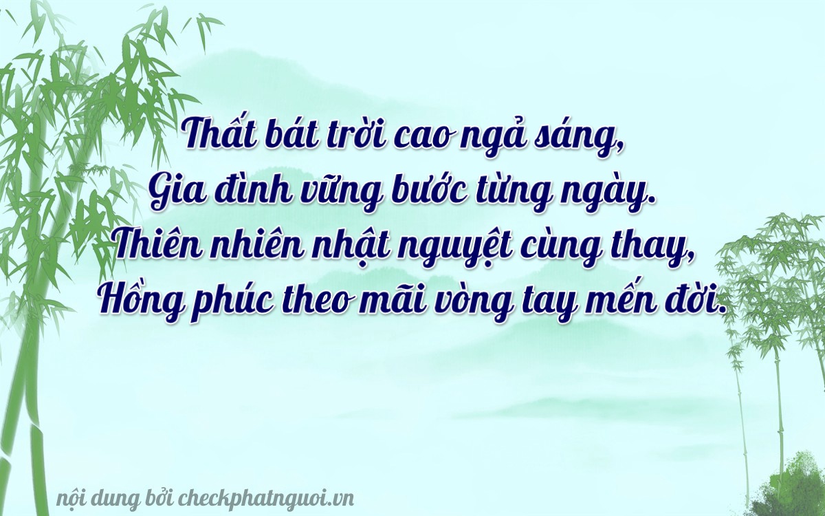 Bài thơ ý nghĩa cho <b>biển số 20A-78180</b> tại website checkphatnguoi.vn