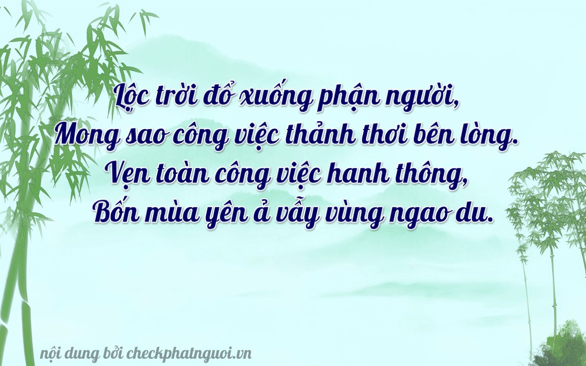 Bài thơ ý nghĩa cho <b>biển số 20A-86030</b> tại website checkphatnguoi.vn