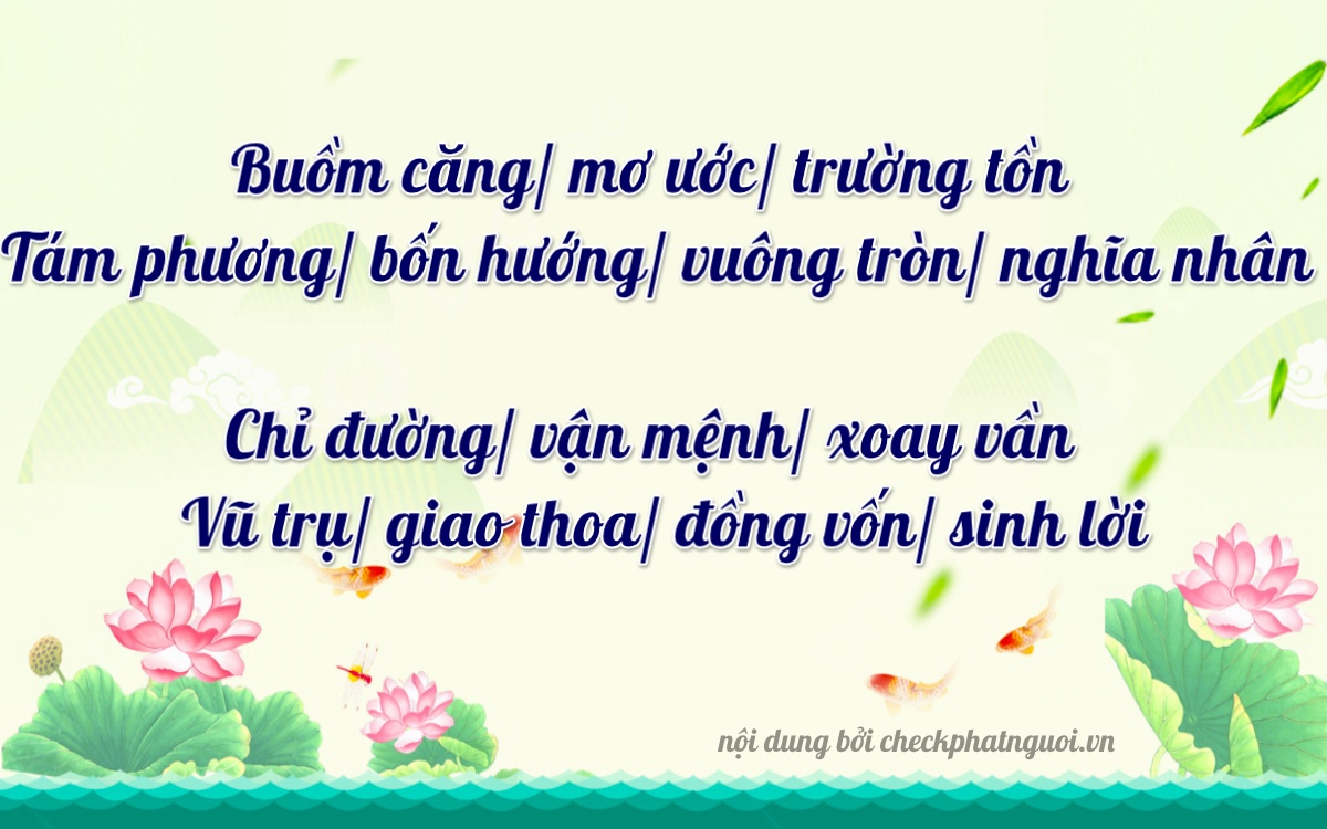 Bài thơ ý nghĩa cho <b>biển số 20A-86175</b> tại website checkphatnguoi.vn