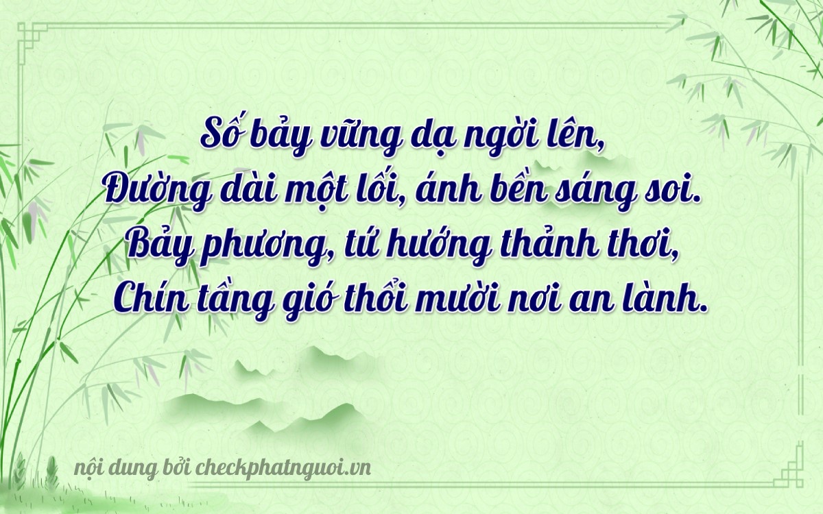 Bài thơ ý nghĩa cho <b>biển số 20A-87759</b> tại website checkphatnguoi.vn
