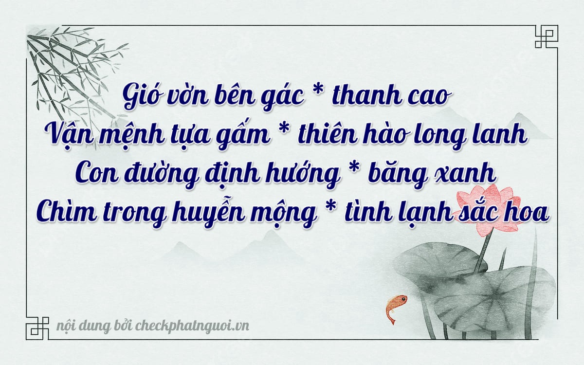Bài thơ ý nghĩa cho <b>biển số 20A-99247</b> tại website checkphatnguoi.vn