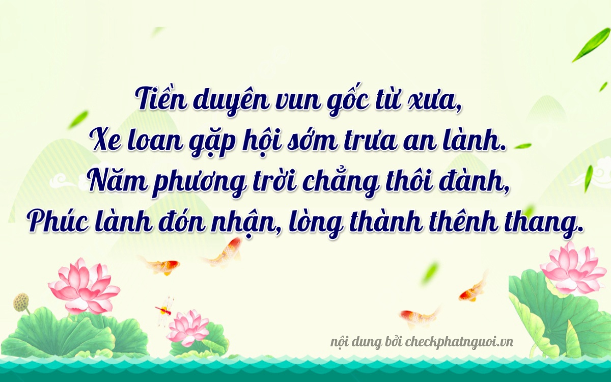 Bài thơ ý nghĩa cho <b>biển số 20AA-13567</b> tại website checkphatnguoi.vn
