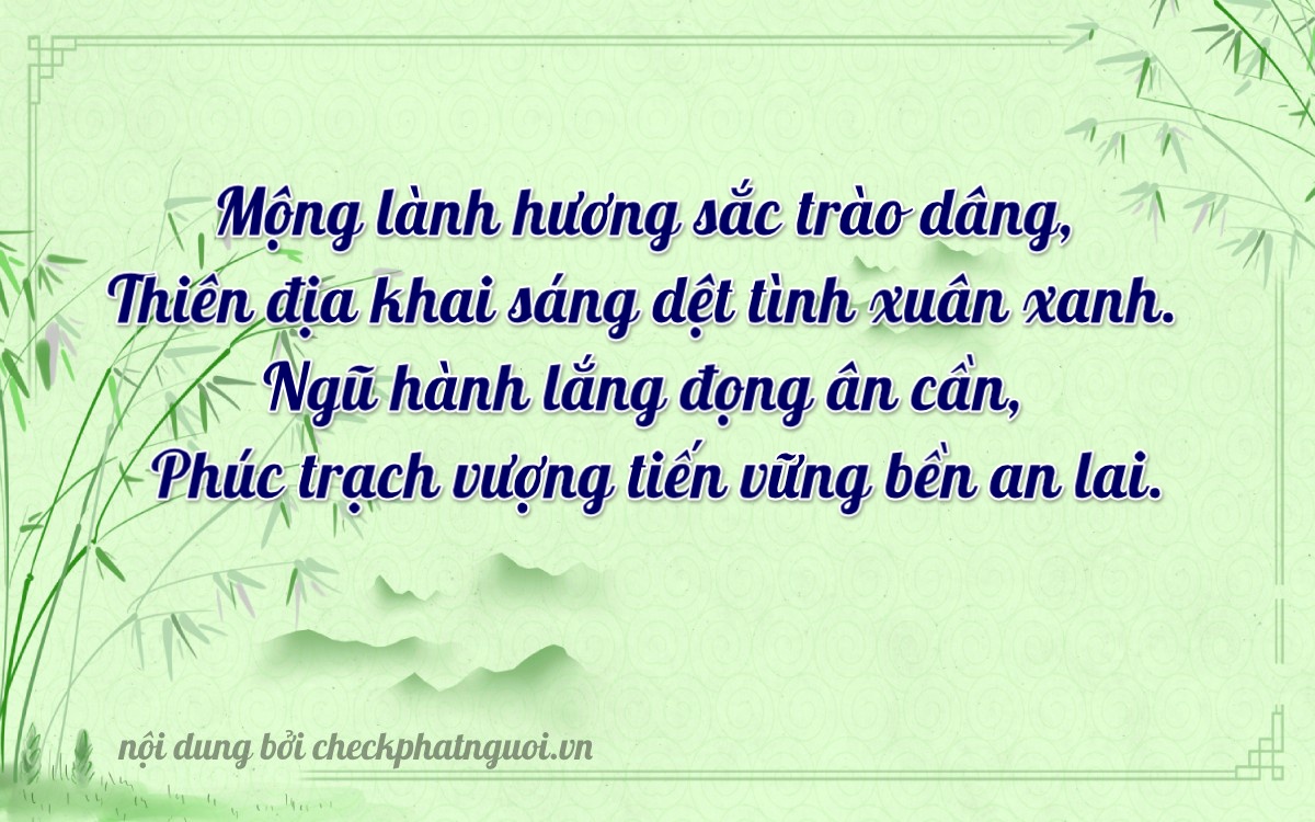 Bài thơ ý nghĩa cho <b>biển số 20AA-23078</b> tại website checkphatnguoi.vn