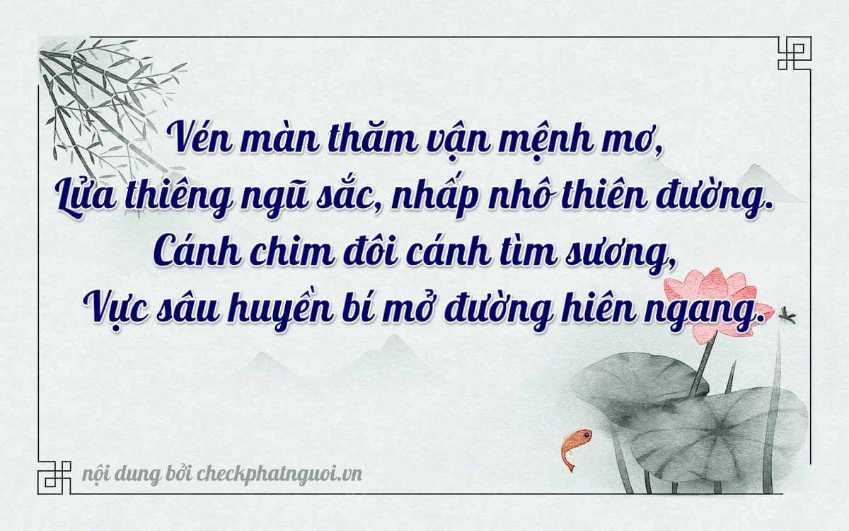 Bài thơ ý nghĩa cho <b>biển số 20AA-23698</b> tại website checkphatnguoi.vn
