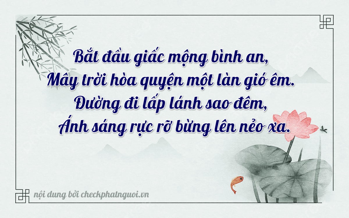 Bài thơ ý nghĩa cho <b>biển số 20AH-02599</b> tại website checkphatnguoi.vn