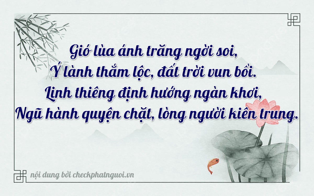 Bài thơ ý nghĩa cho <b>biển số 20AK-00113</b> tại website checkphatnguoi.vn