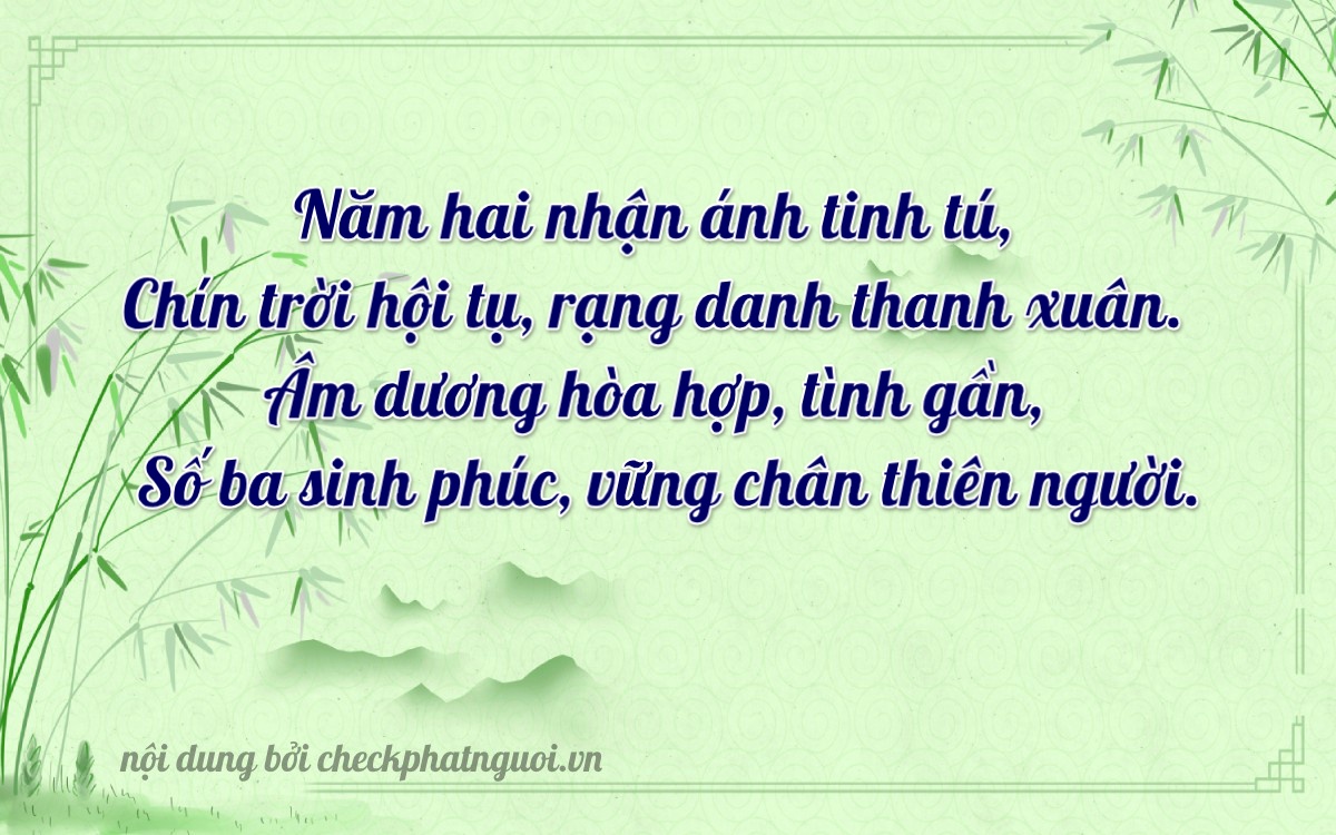 Bài thơ ý nghĩa cho <b>biển số 20B-09053</b> tại website checkphatnguoi.vn