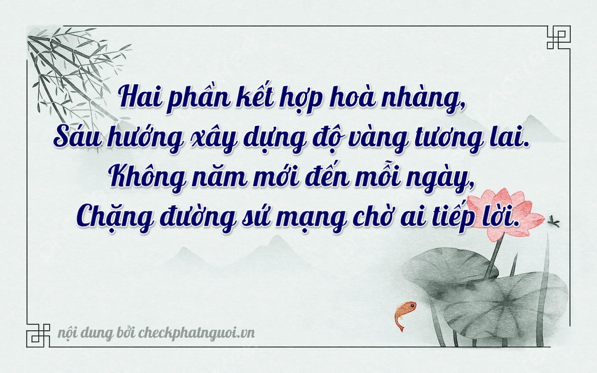 Bài thơ ý nghĩa cho <b>biển số 20B-12605</b> tại website checkphatnguoi.vn