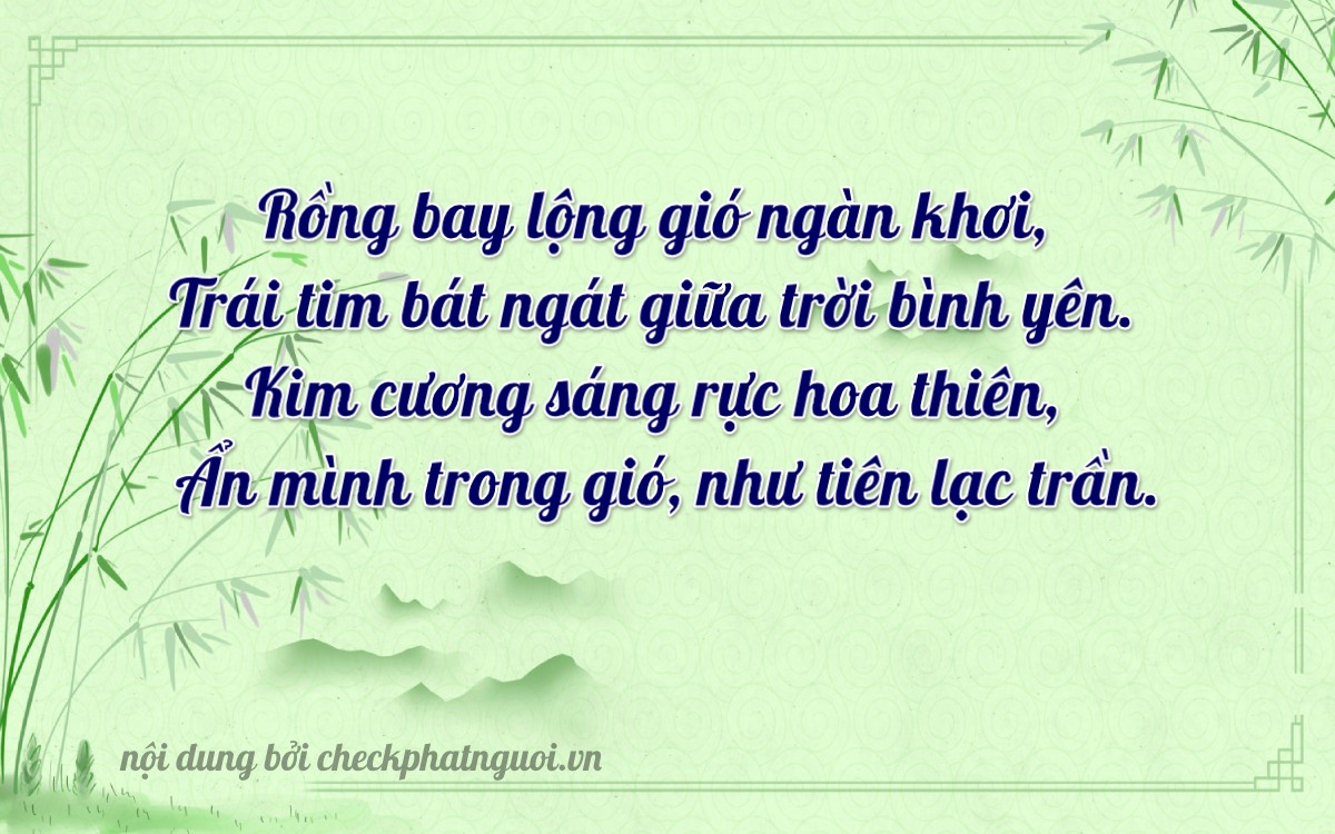 Bài thơ ý nghĩa cho <b>biển số 20B-14444</b> tại website checkphatnguoi.vn