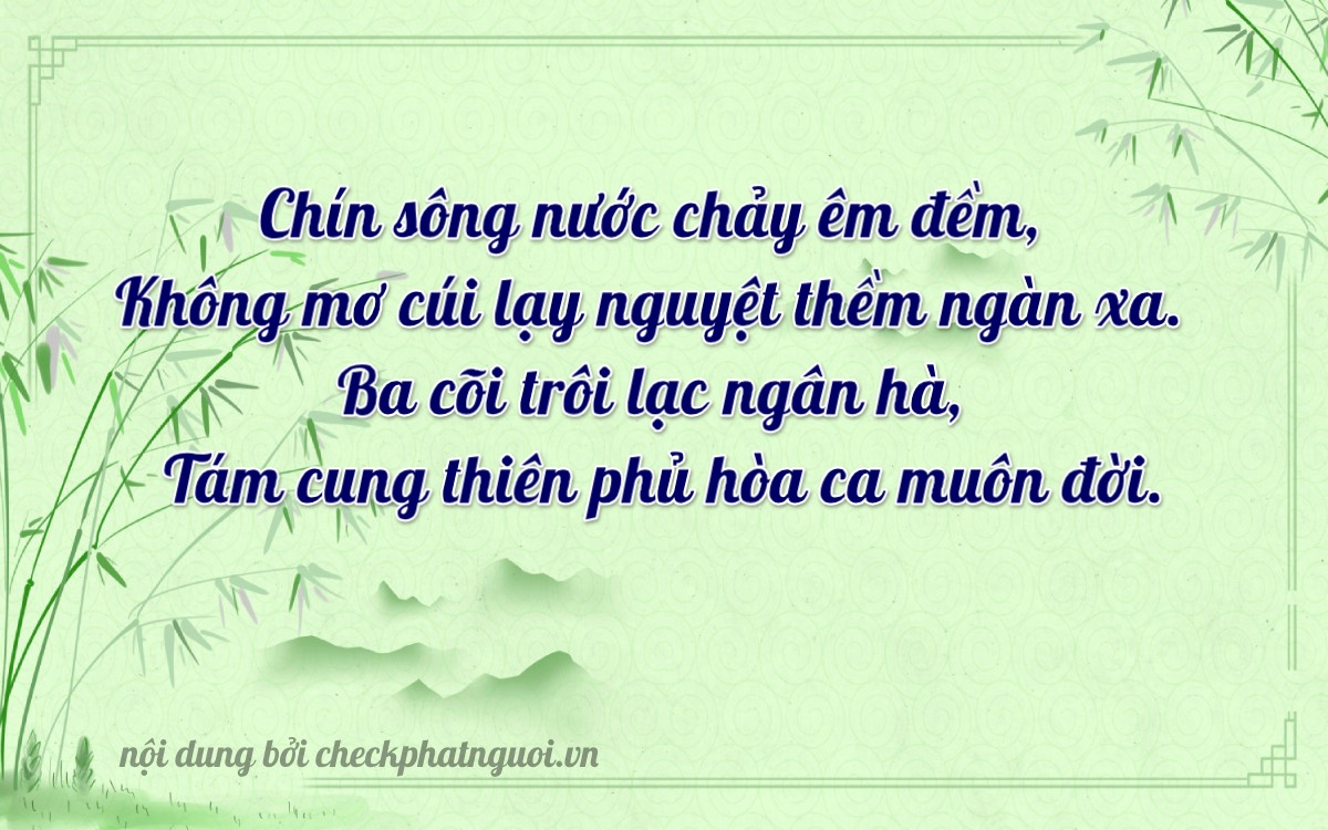Bài thơ ý nghĩa cho <b>biển số 20B1-90338</b> tại website checkphatnguoi.vn