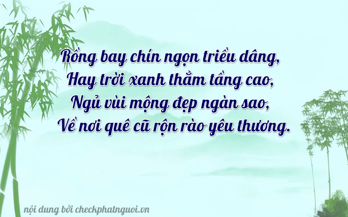 Bài thơ ý nghĩa cho <b>biển số 20B2-17779</b> tại website checkphatnguoi.vn