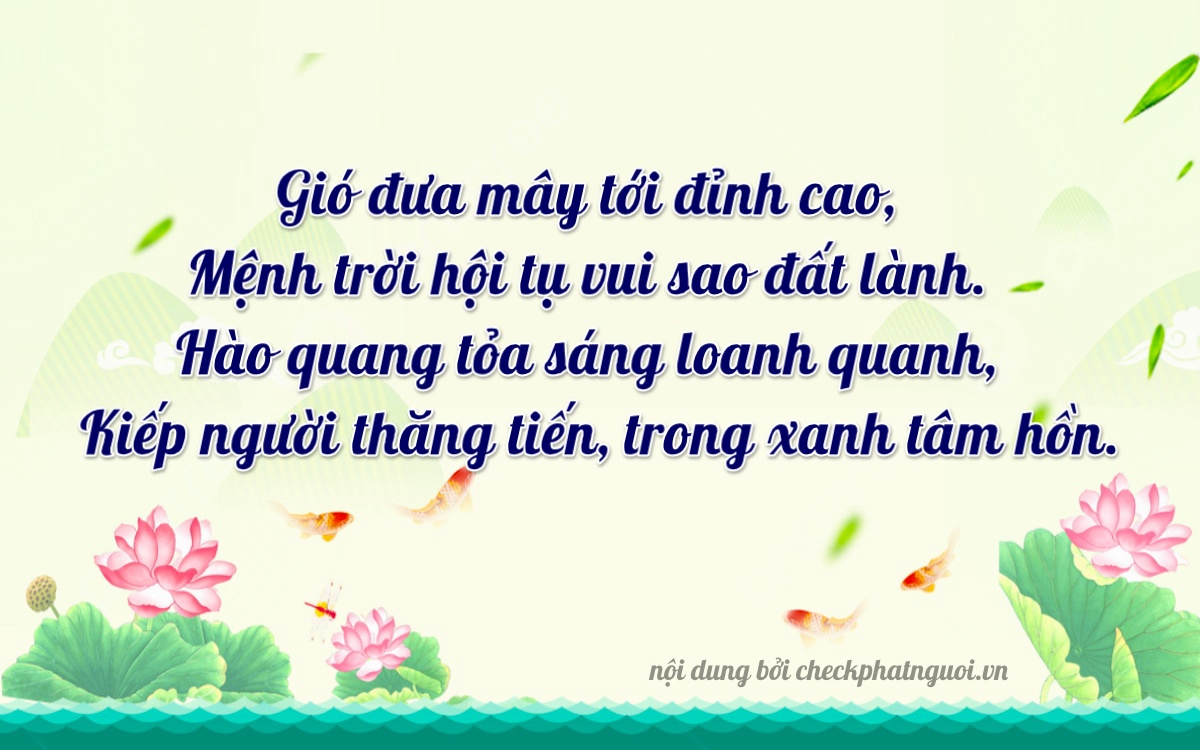 Bài thơ ý nghĩa cho <b>biển số 20B2-17993</b> tại website checkphatnguoi.vn