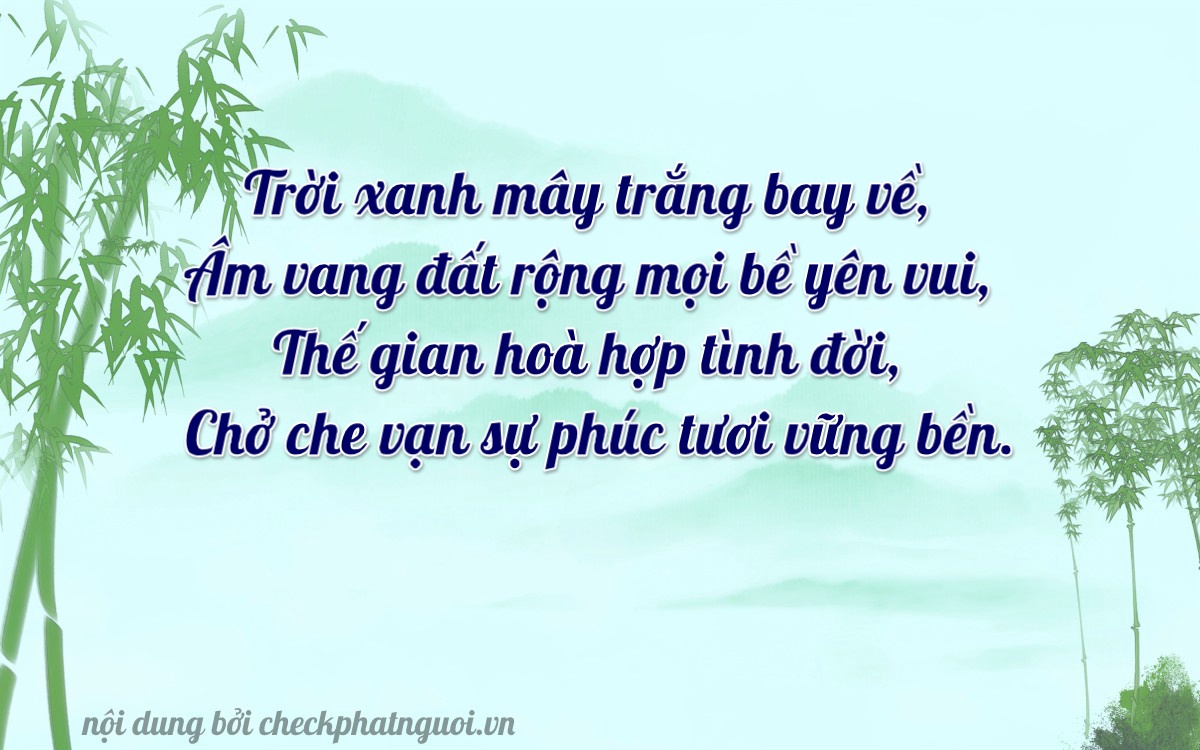 Bài thơ ý nghĩa cho <b>biển số 20B2-38830</b> tại website checkphatnguoi.vn