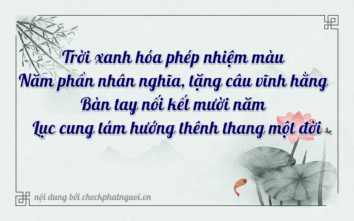 Bài thơ ý nghĩa cho <b>biển số 20C-05916</b> tại website checkphatnguoi.vn