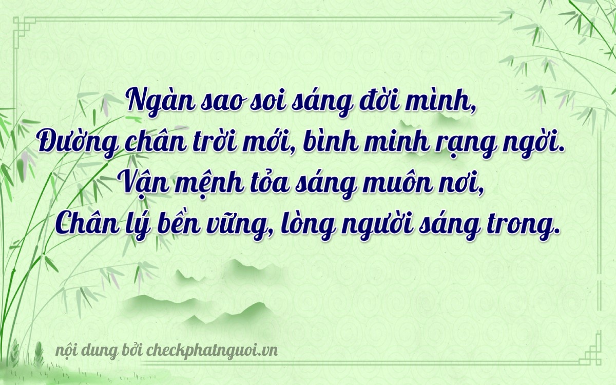 Bài thơ ý nghĩa cho <b>biển số 20C1-22794</b> tại website checkphatnguoi.vn