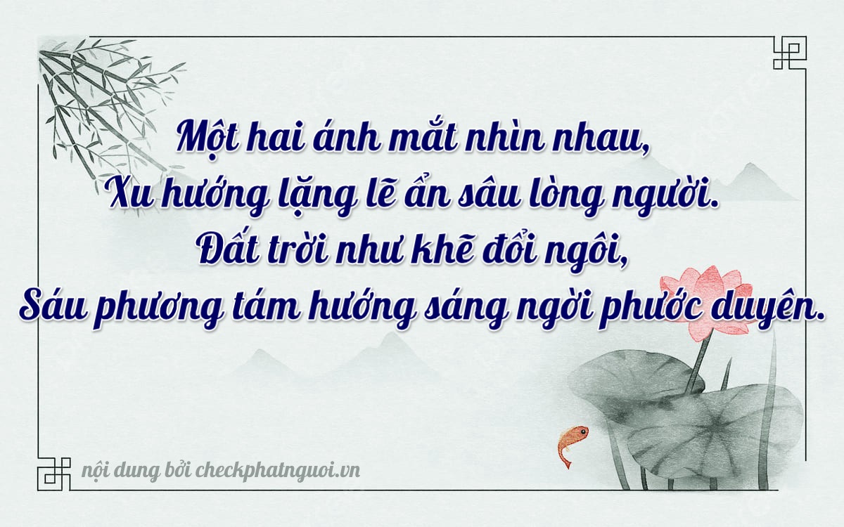 Bài thơ ý nghĩa cho <b>biển số 20C-12292</b> tại website checkphatnguoi.vn