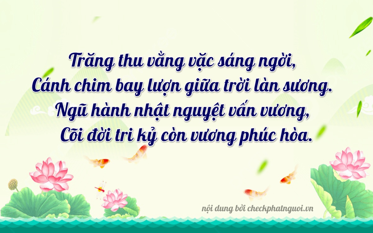 Bài thơ ý nghĩa cho <b>biển số 20C1-25386</b> tại website checkphatnguoi.vn