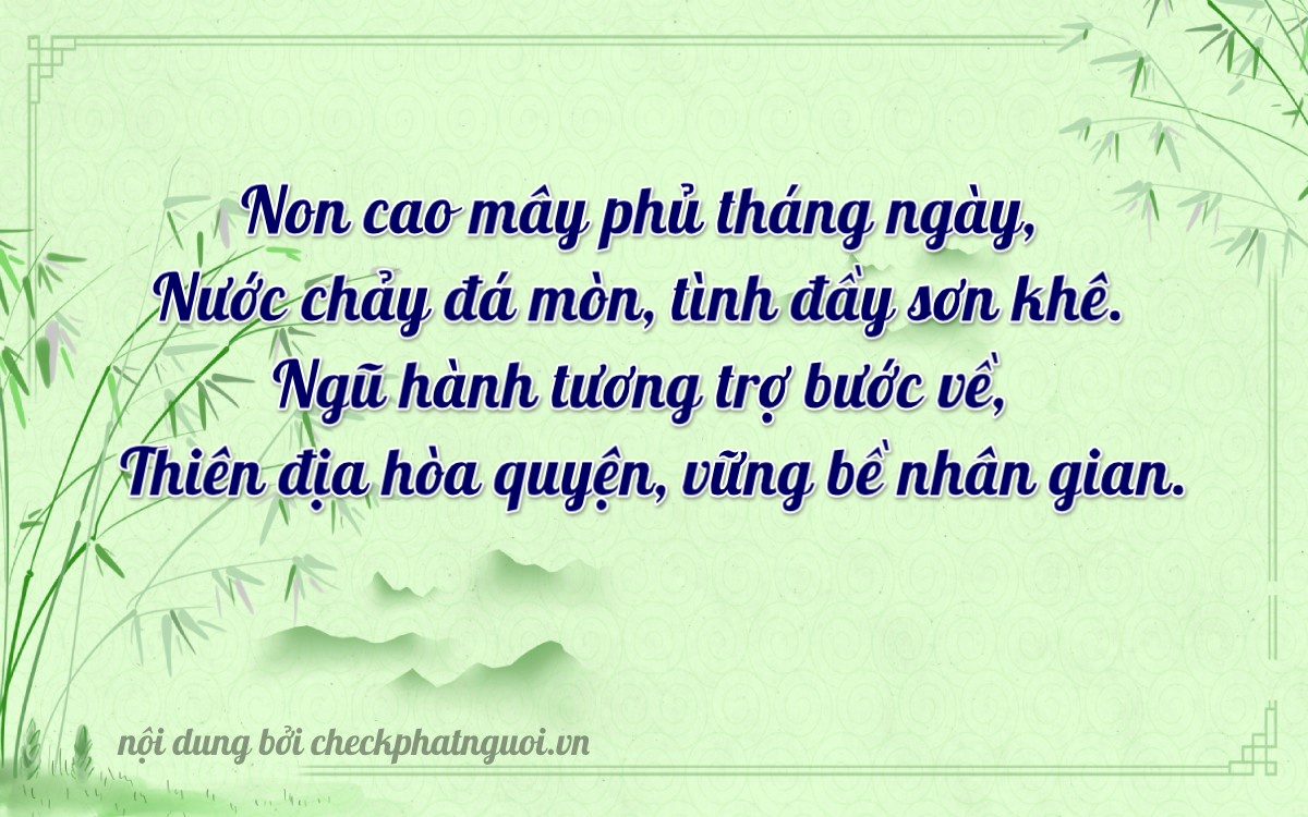 Bài thơ ý nghĩa cho <b>biển số 20C1-36383</b> tại website checkphatnguoi.vn