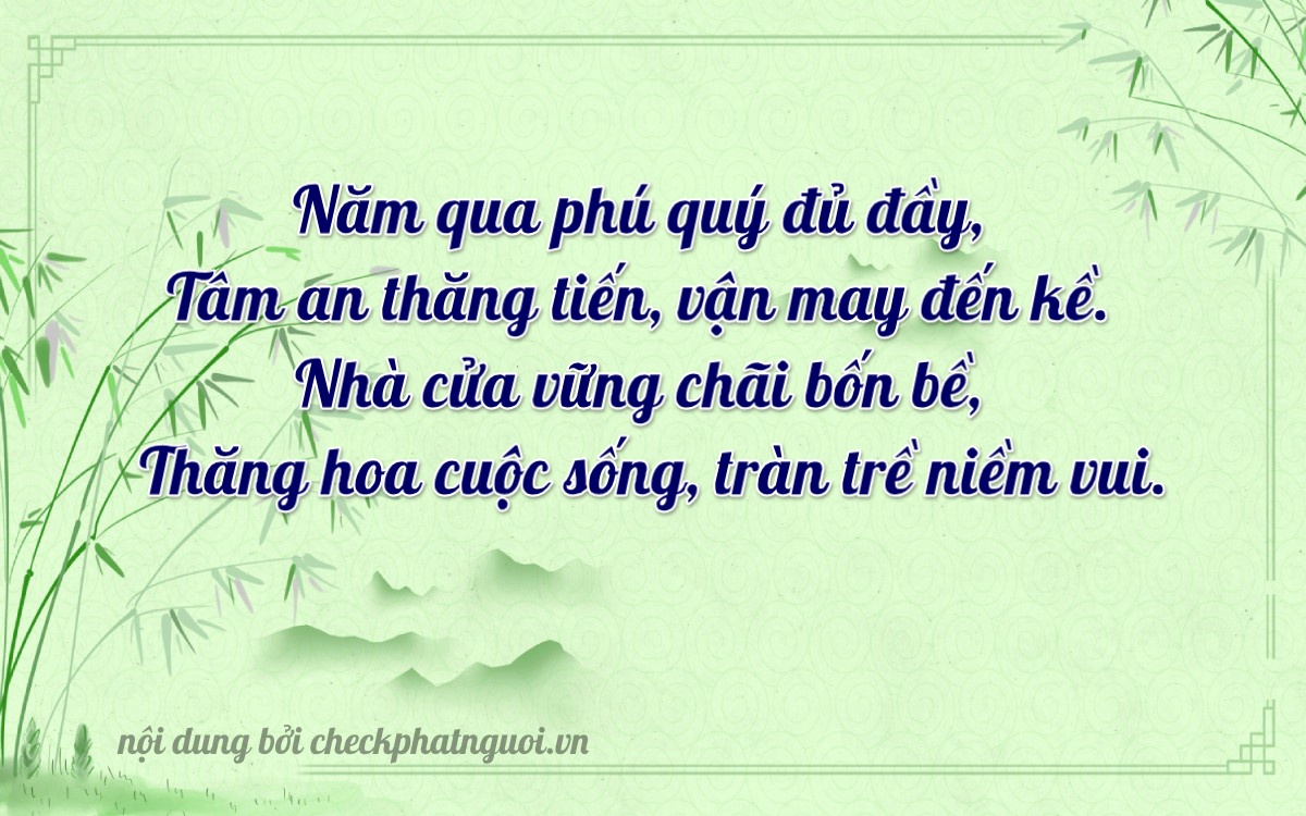 Bài thơ ý nghĩa cho <b>biển số 20C1-38591</b> tại website checkphatnguoi.vn