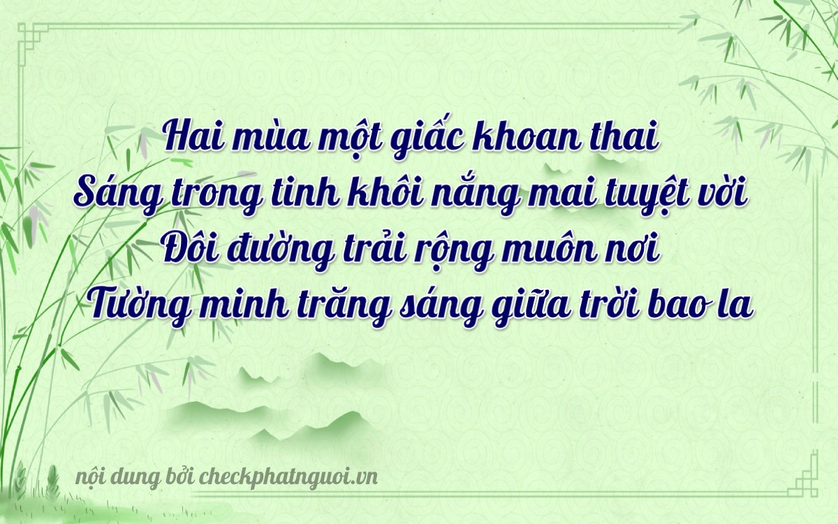Bài thơ ý nghĩa cho <b>biển số 20C-20992</b> tại website checkphatnguoi.vn