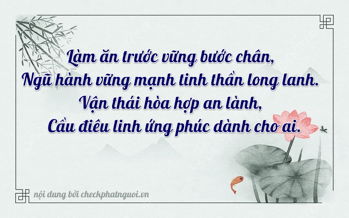 Bài thơ ý nghĩa cho <b>biển số 20D-00895</b> tại website checkphatnguoi.vn