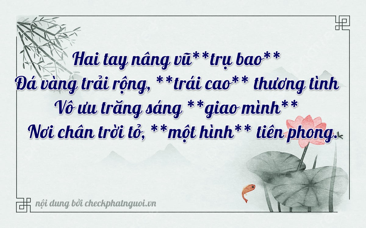 Bài thơ ý nghĩa cho <b>biển số 20E1-20339</b> tại website checkphatnguoi.vn