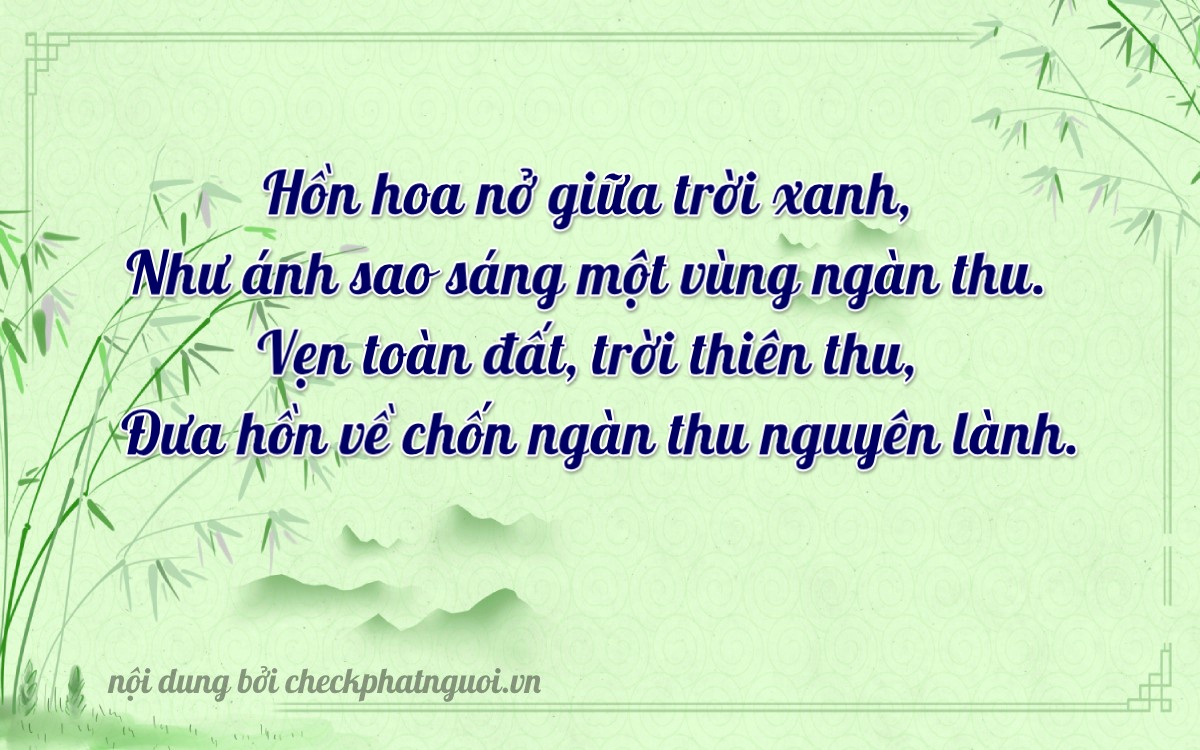 Bài thơ ý nghĩa cho <b>biển số 20E1-22825</b> tại website checkphatnguoi.vn