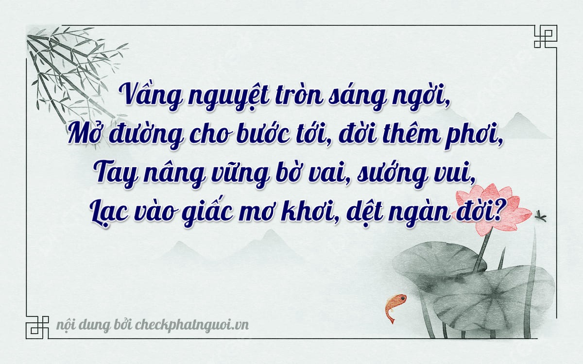 Bài thơ ý nghĩa cho <b>biển số 20F-00715</b> tại website checkphatnguoi.vn