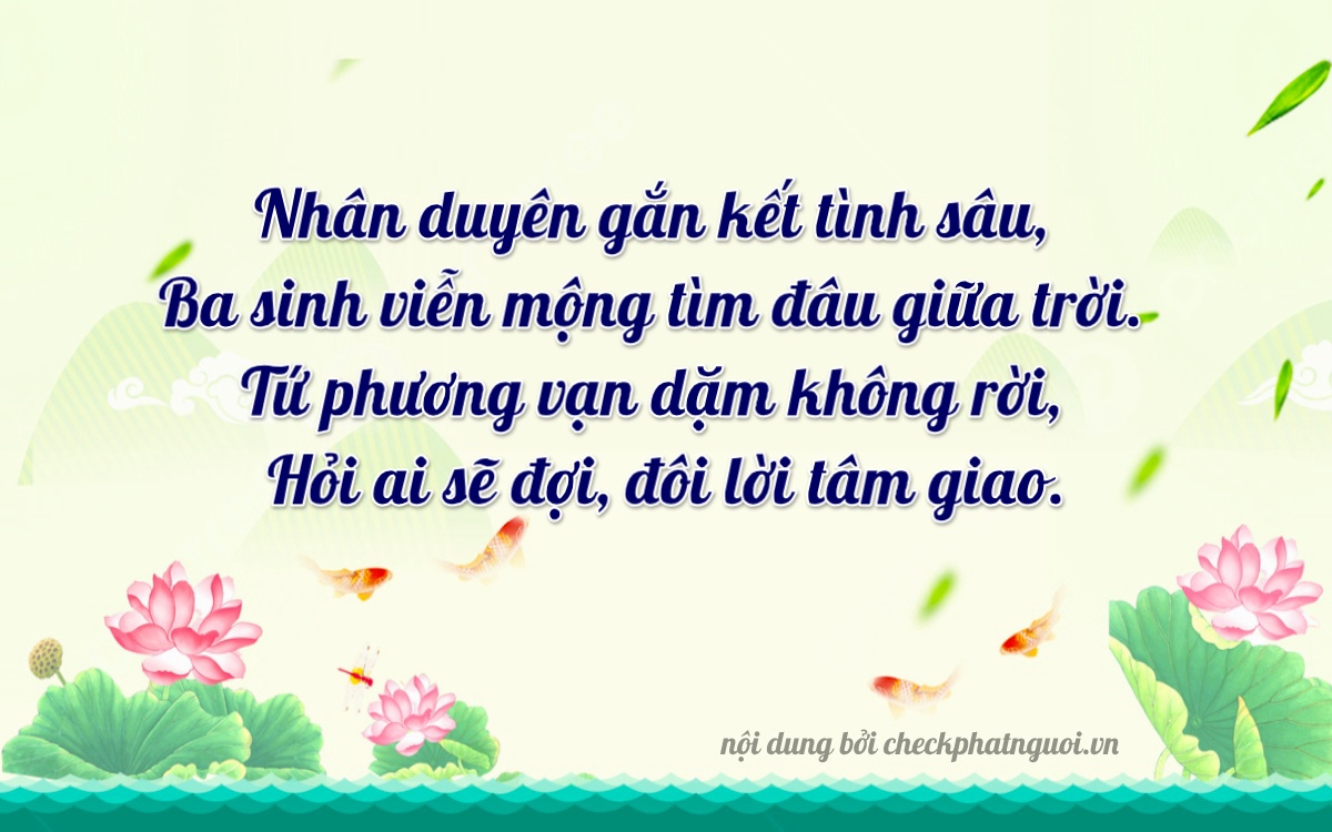 Bài thơ ý nghĩa cho <b>biển số 20F1-37464</b> tại website checkphatnguoi.vn