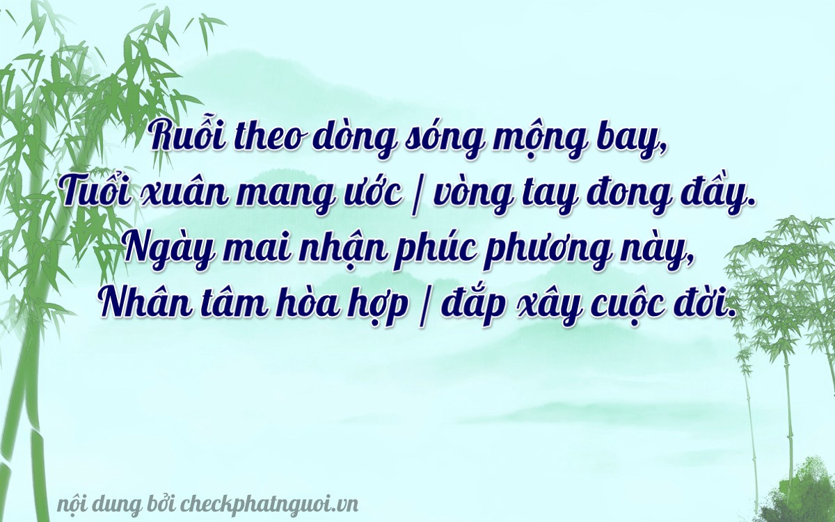 Bài thơ ý nghĩa cho <b>biển số 20F1-53040</b> tại website checkphatnguoi.vn