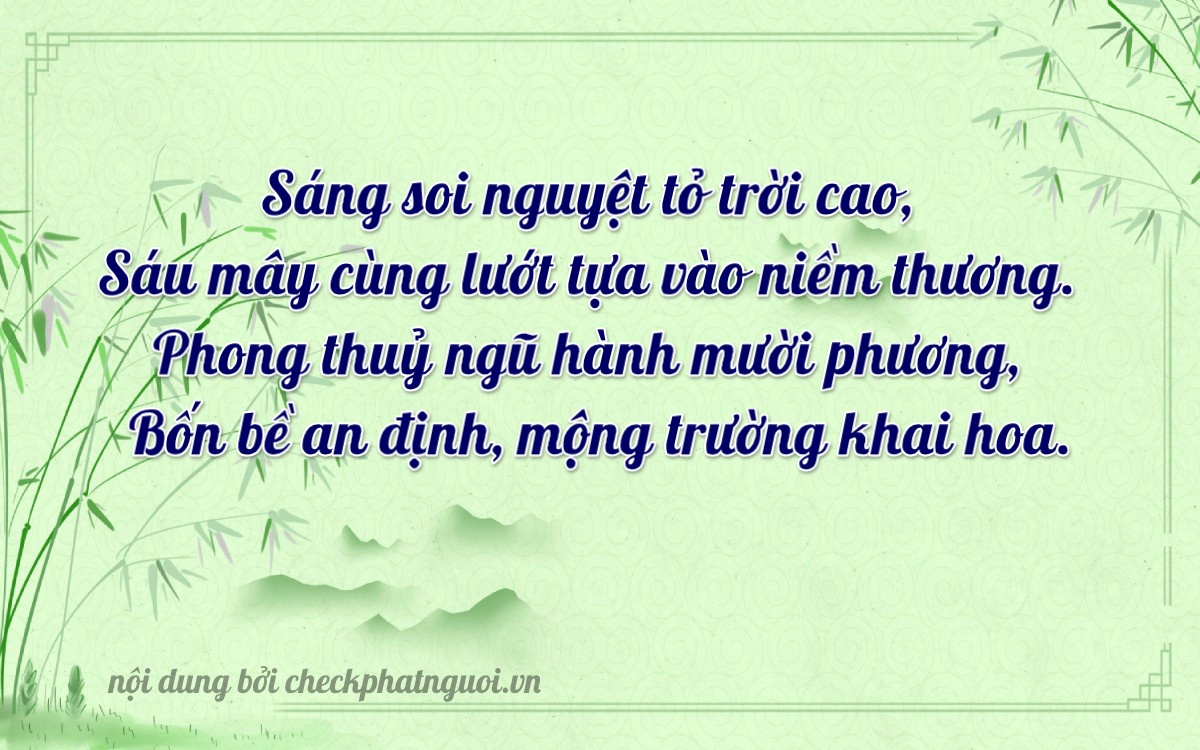Bài thơ ý nghĩa cho <b>biển số 20G1-63956</b> tại website checkphatnguoi.vn