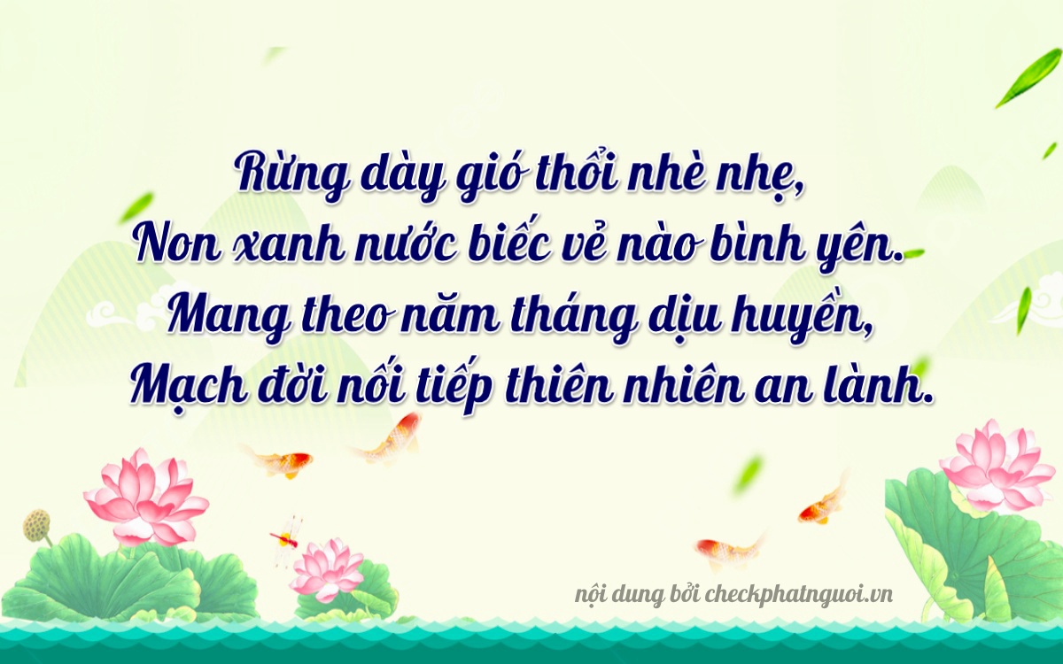 Bài thơ ý nghĩa cho <b>biển số 20H-03637</b> tại website checkphatnguoi.vn