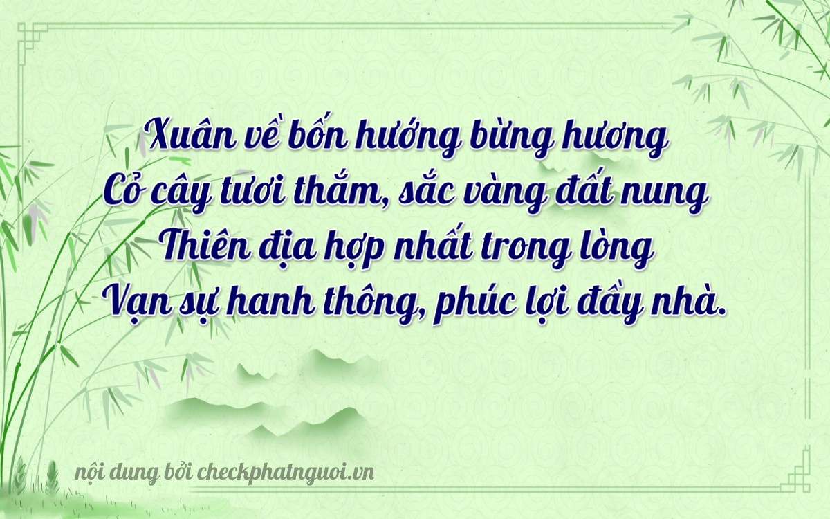 Bài thơ ý nghĩa cho <b>biển số 20L-0601</b> tại website checkphatnguoi.vn