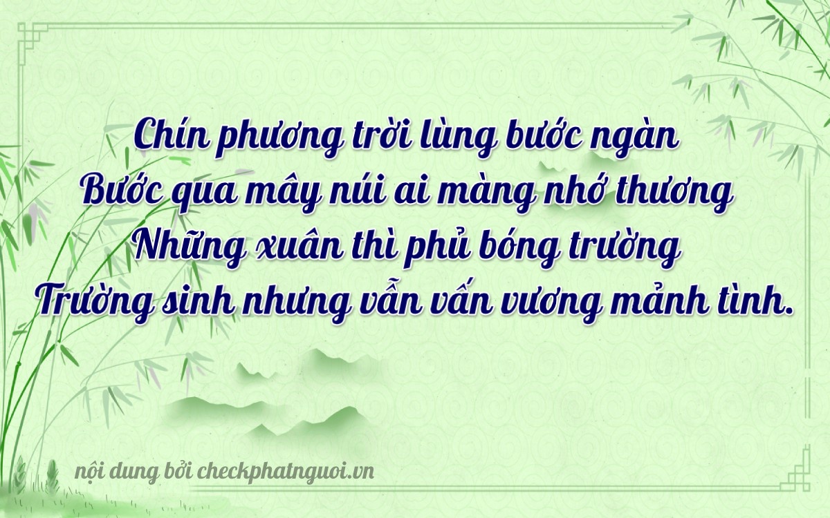 Bài thơ ý nghĩa cho <b>biển số 21149</b> tại website checkphatnguoi.vn