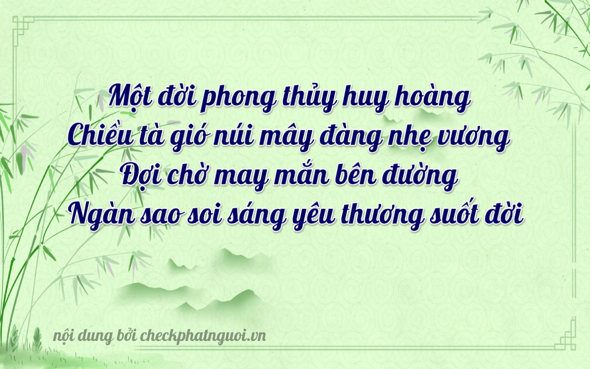 Bài thơ ý nghĩa cho <b>biển số 21A-01223</b> tại website checkphatnguoi.vn