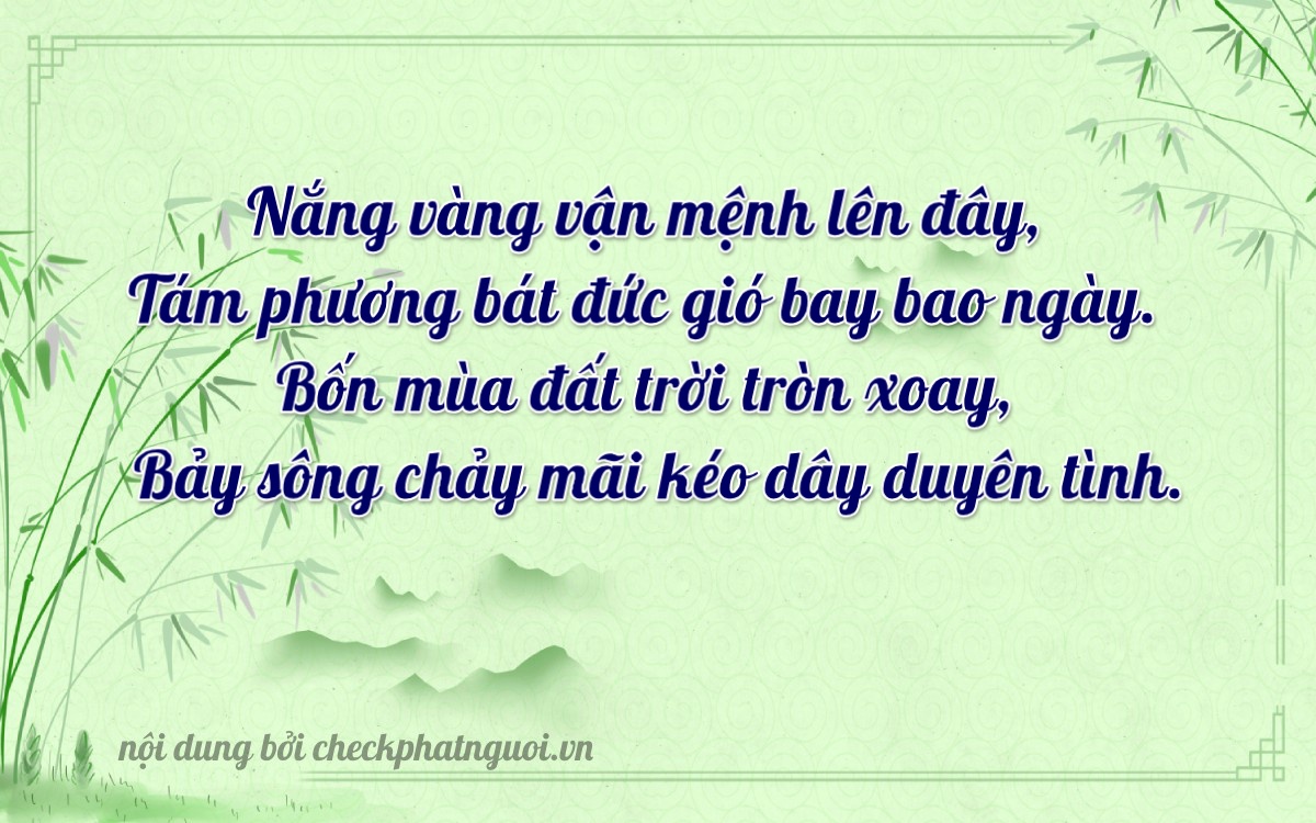 Bài thơ ý nghĩa cho <b>biển số 21A-08474</b> tại website checkphatnguoi.vn